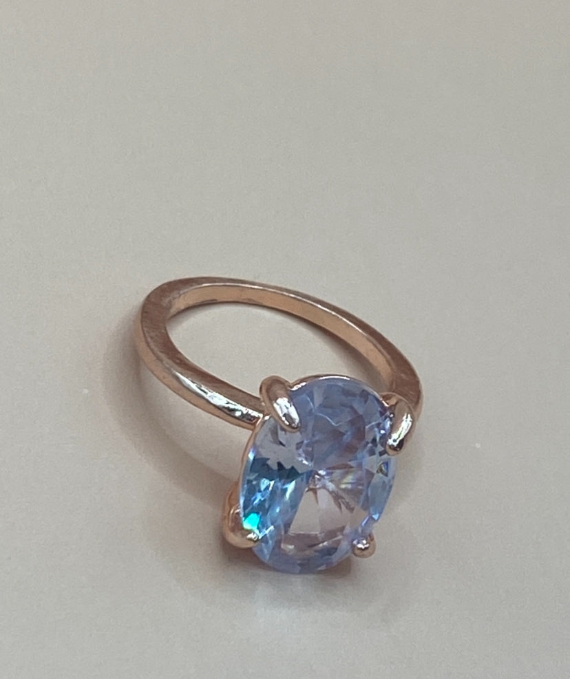 REPLICA ANILLO OVALADO ROSE GOLD