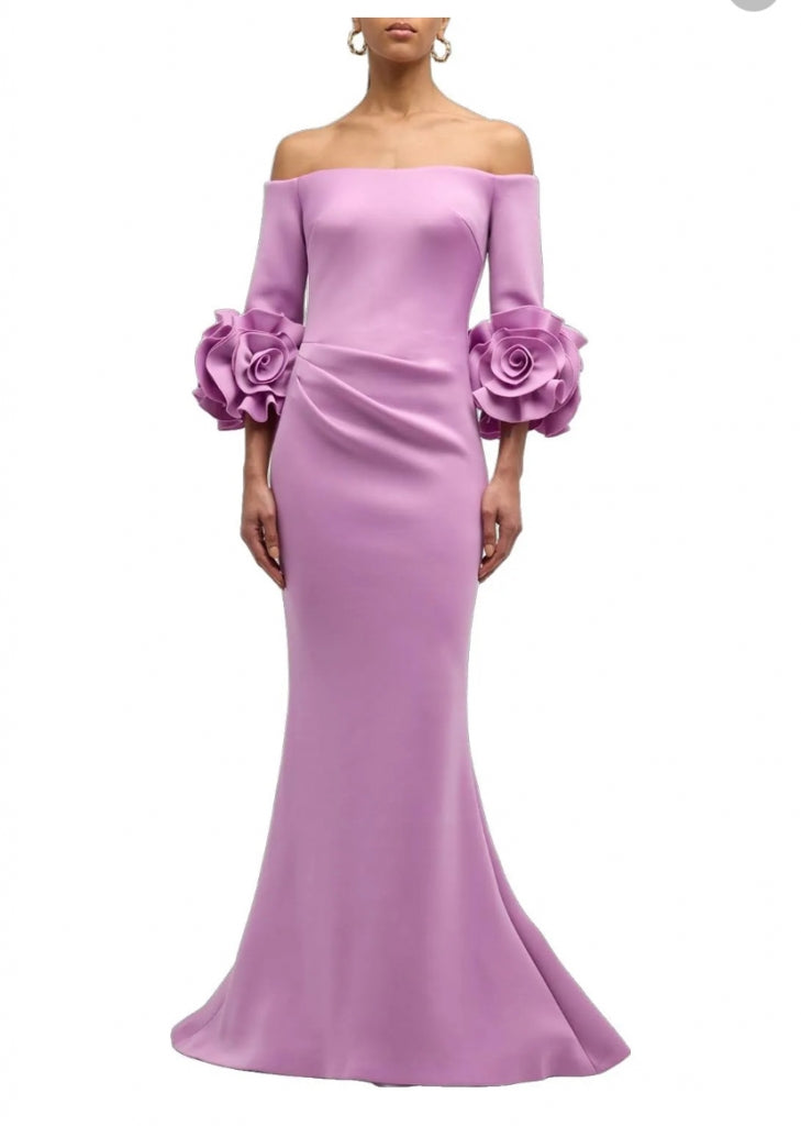 VESTIDO FIESTA JOVANI LILA