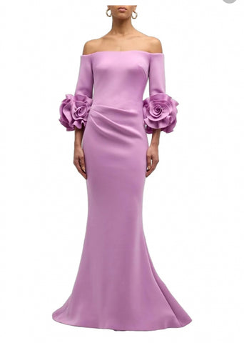 VESTIDO FIESTA JOVANI LILA