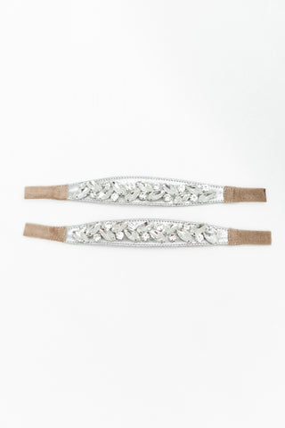 STRAP HOJA DE CRISTAL PLATA
