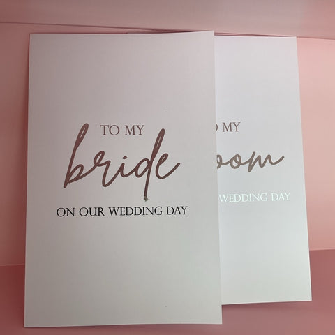 CARTA VOTOS TO MY BRIDE/GROOM