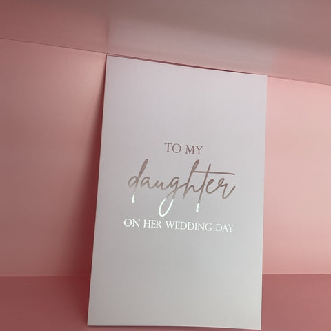 CARTA TO MY DAUGTHER