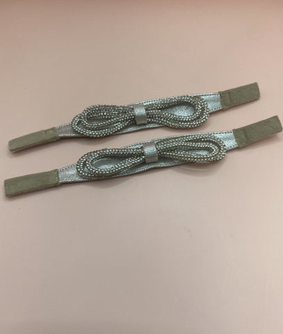 STRAP MOÑO BRILLANTE PLATA