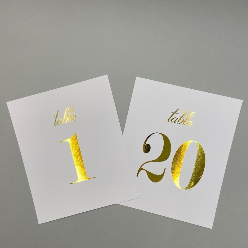 NUMEROS DE MESA DEL 1 AL 20