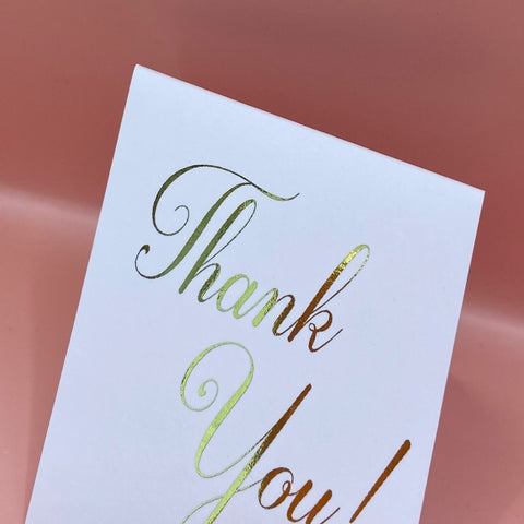 TARJETAS PLEGABLES DORADAS 15PZ