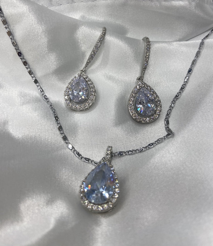 Set gota grande plateado