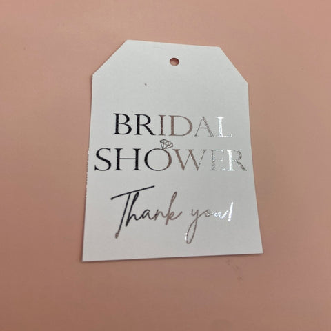 TAG AGRADECIMIENTO "BRIDAL SHOWER"