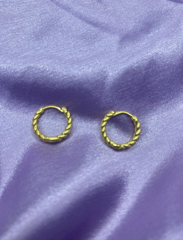 huggies con baño de oro