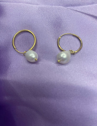 aretes semi arracadas de bolitas