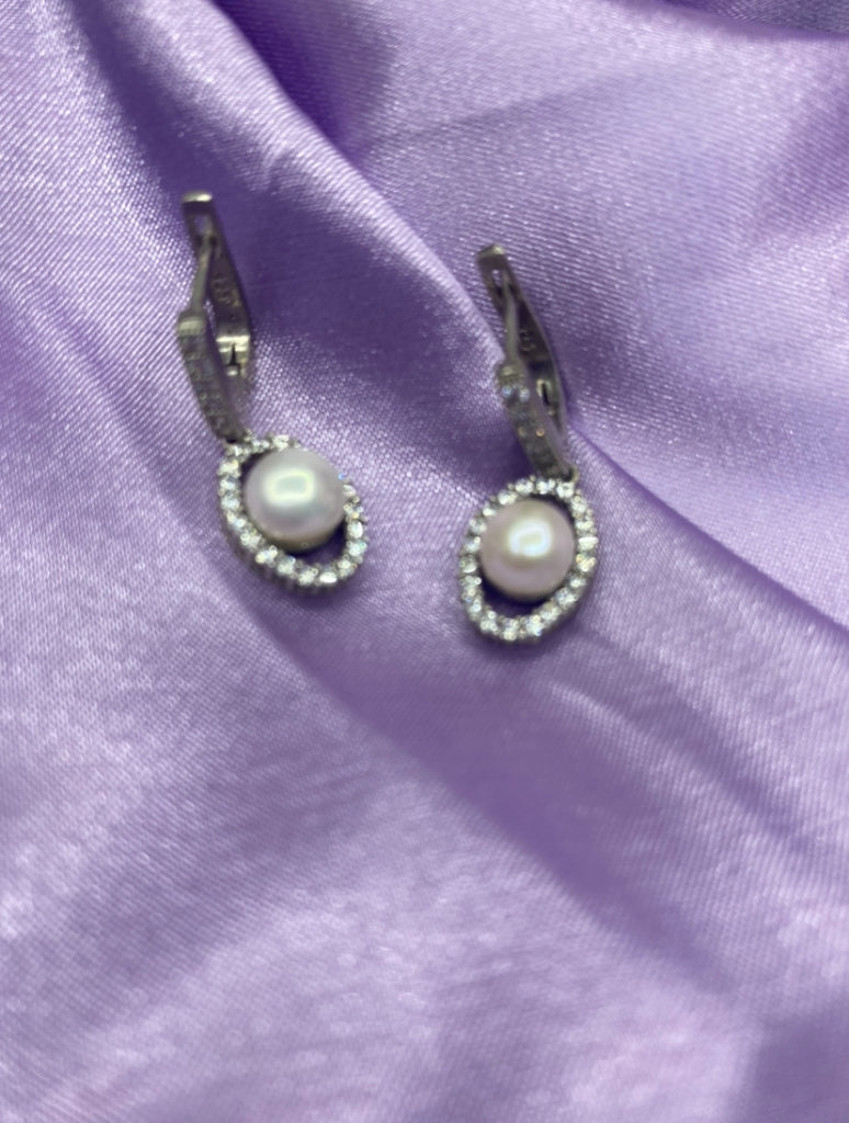 aretes de perla
